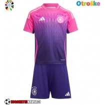 Otroške Nogometnih dresov Nemčija Gostujoči EP 2024 Kratki rokavi (+ hlače)